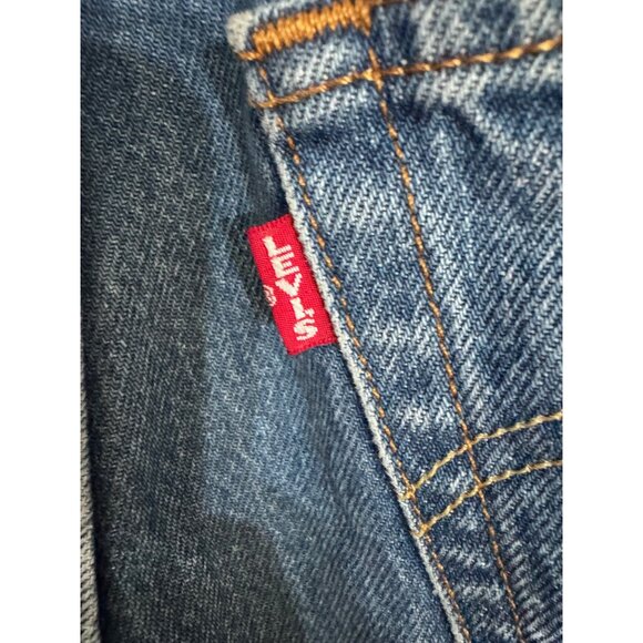 Levi's premium 501 100% cotton button fly medium wash jeans women's size 25x30 - Picture 4 of 10